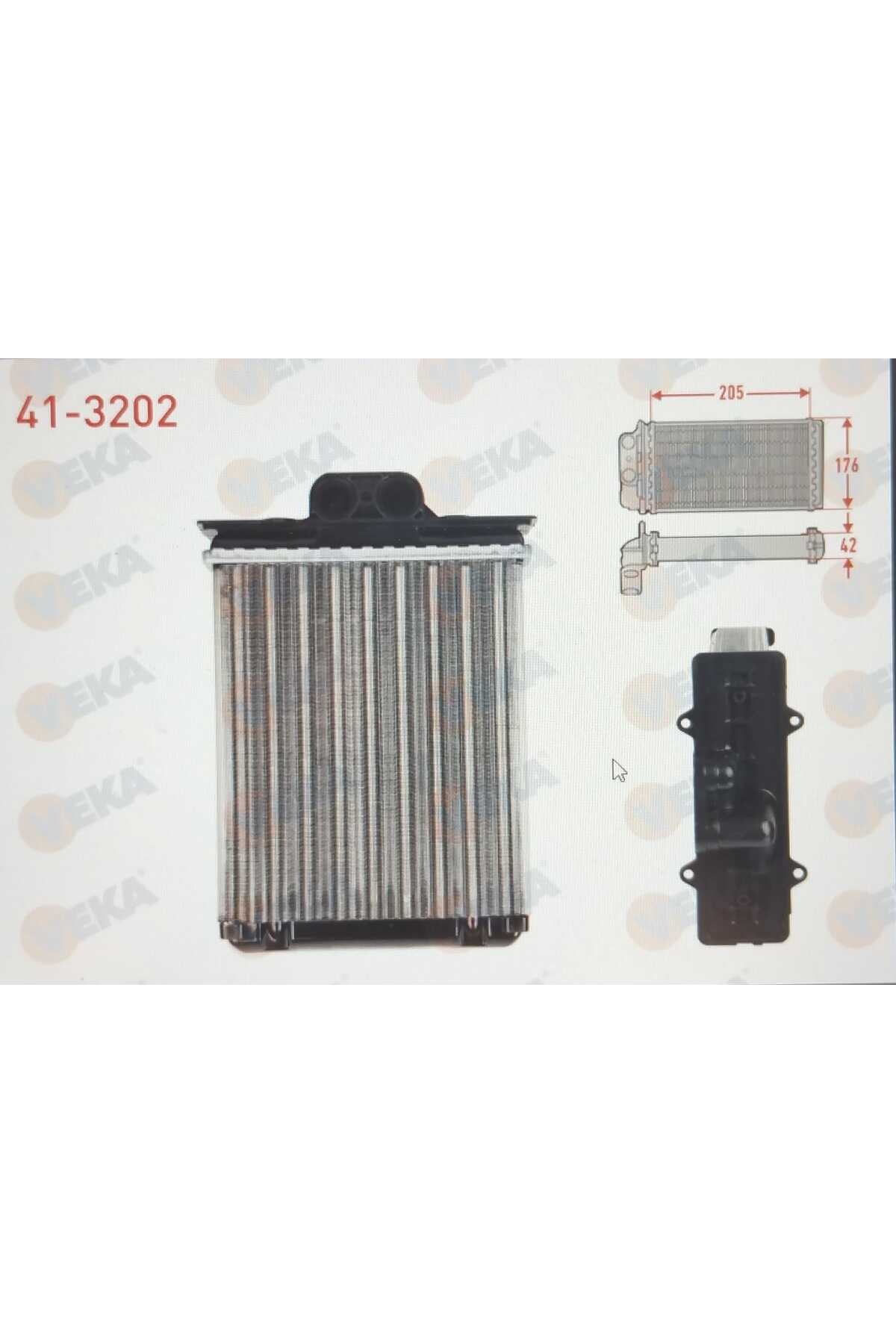 Kalorıfer Radyatoru Mekanık Opel Vectra B 1.6i Klımalı Borusuz 1995-2003