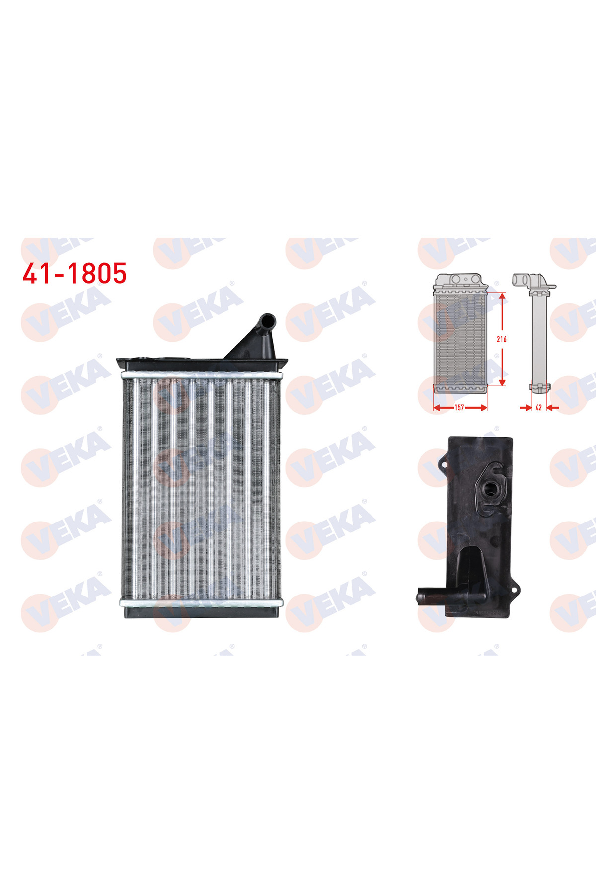 Kalorifer Radyatörü Mekanik Fiat Uno 70 1.4i 1994-2000
